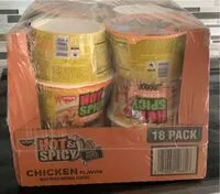 Mängden socker i Hot and Spicy Chicken Flavor