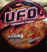 Mängden socker i Pasta U.F.O. camarón fuego