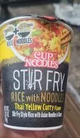 Mängden socker i noodles Thai yellow curry flavor