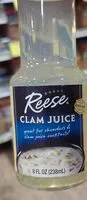 Mängden socker i Reese Clam Juice