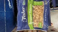 Mängden socker i Fisher Chopped walnuts
