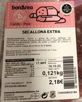 Mängden socker i Secallona extra