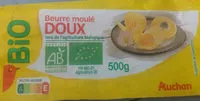 Mängden socker i Beurre moulé doux bio