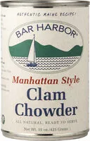 Mängden socker i Clam chowder manhattan style