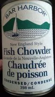 Mängden socker i Chaudrée de poisson à la mode Nouvelle-Angleterre