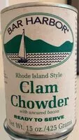 Mängden socker i Rhode Island Style Clam Chowder