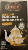 Mängden socker i Decaf English Breakfast Black Tea