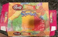 Mängden socker i Rainbow Orange, Lime, Raspberry