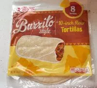 Mängden socker i Burrito style tortilla