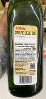 Mängden socker i grape seed oil