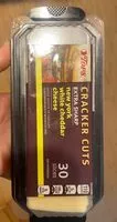 Mängden socker i Cracker Cuts extra sharp NY white cheddar cheese