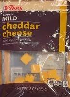 Mängden socker i Tops Cubed Mild Cheddar Cheese