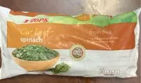Mängden socker i Cut leaf spinach