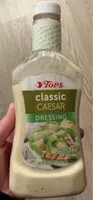 Mängden socker i Classic caesar dressing