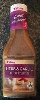 Mängden socker i Herb and garlic marinade