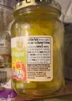 Mängden socker i Mild banana pepper rings