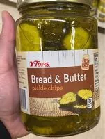 Mängden socker i Bread & butter pickle chips