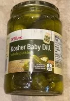 Mängden socker i Kosher baby dill whole pickles