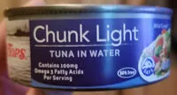 Mängden socker i Chunk light tuna in water