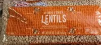 Mängden socker i Lentils