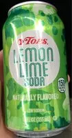 Mängden socker i Tops lemon lime soda