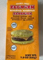 Mängden socker i Eggwich breadless breakfast Sandwich