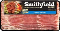 Mängden socker i Bacon naturally hickory smoked lower sodium