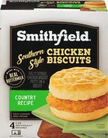 Mängden socker i Southern style chicken biscuits