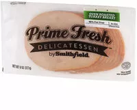 Mängden socker i Prime fresh oven roasted turkey breast lunchmeat