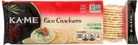 Rice cracker sesame ounces
