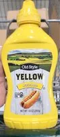Mängden socker i Old style yellow mustard