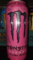 Mängden socker i Monster Energy Ultra Rosa