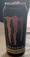 Mängden socker i Monster Reserve - Orange Dreamsicle