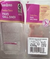 Mängden socker i Dados Pavo