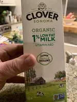 Mängden socker i Organic 1% low fat milk