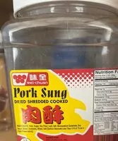 Mängden socker i Pork Sung