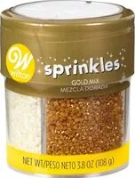 Mängden socker i Gold Sprinkles Mix