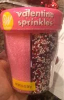 Mängden socker i Valentines sprinkles