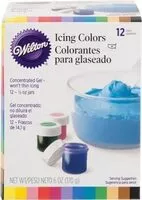 Mängden socker i Wilton Icing Colors,