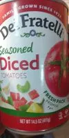 Mängden socker i Seasoned diced tomatoes