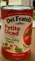 Mängden socker i Petite Diced Tomatoes