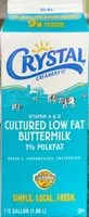 Mängden socker i Cultured Low Fat Buttermilk