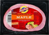 Mängden socker i Boneless ham steak with water added