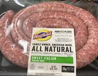 Mängden socker i Sweet italian sausage