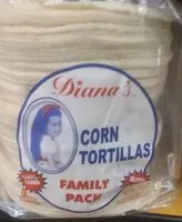 Mängden socker i Corn Tortillas