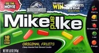 Mängden socker i Mike and Ike Original Fruits