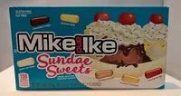 Mängden socker i Mike and ike sundae sweets