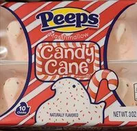 Mängden socker i Candy cane peeps