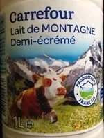 Mängden socker i Lait de Montagne demi-écrémé