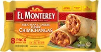 Mängden socker i Beef bean & cheese chimichangas family size
